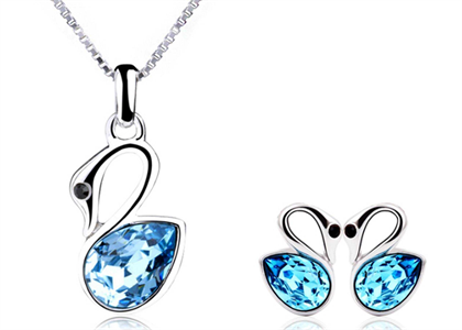 Rhodium Plated | Animal Pendant Sets